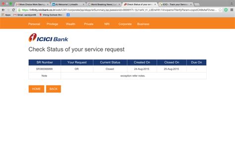 [Resolved] ICICI — Track your Service Request, Page 2