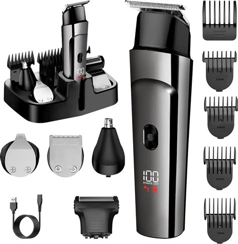 Amazon.com: RICAF Beard Trimmer Hair Clipper for Men, 13 Piece Men’s ...