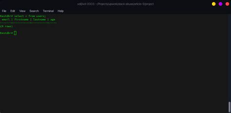 Node-Postgres 的图像结果