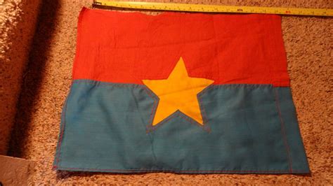 Vintage Viet Cong flag from Vietnam War 1968!!! | #4611826472