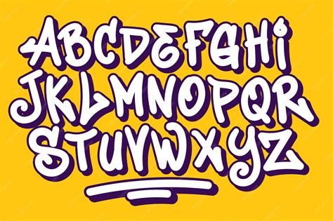 Urban Graffiti Alphabet