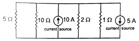 For the circuit shown in figure, find the voltage acrss `10Omega ...