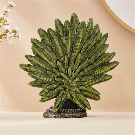 Buy Mayur Rumi Polyresin Feathered Peacock Figurine from Home Centre at ...