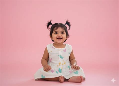Buy 0 - 3 M Muslin full front open button frocks for Baby Girl (Heart ...