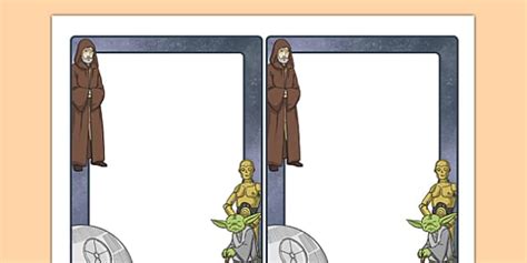 Space Wars Themed Editable Note (teacher made) - Twinkl