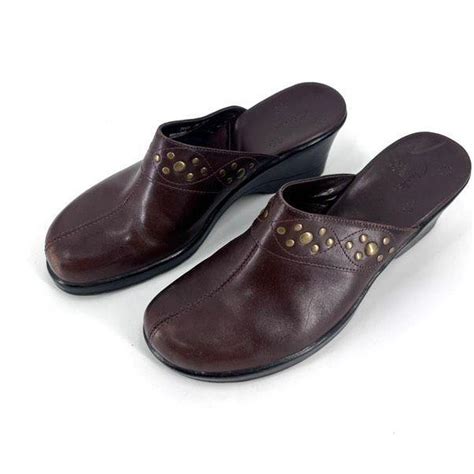 Womens Brown Mules
