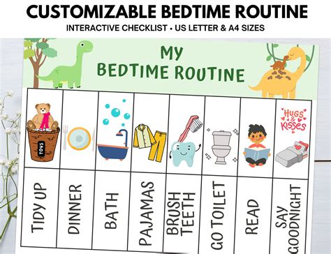 Bedtime Routine Checklist