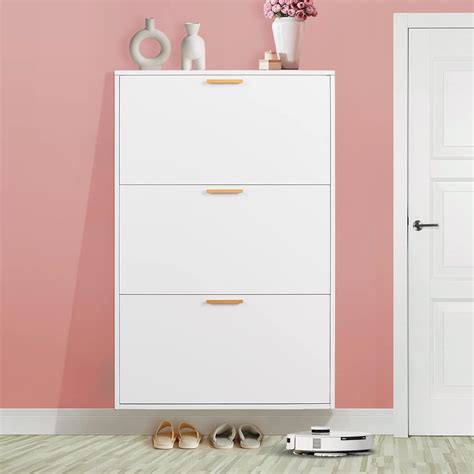 Buy silkight Shoe Cabinet for Entryway, Freestanding Shoe Rack Metal ...
