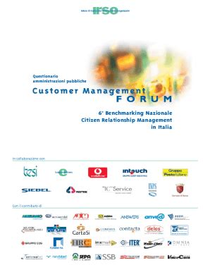 Fillable Online archive forumpa Benchmarking nazionale Citizen ...