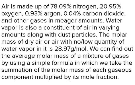 Find out the different components of air, What fraction do each ...