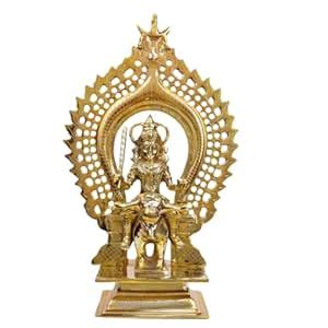 Buy Generic Idol of Sree Vishnumaya Ponnuni Chathan Swami, Gold, 77 x ...