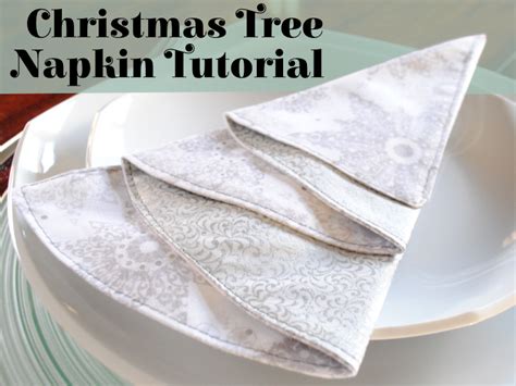 Christmas Tree Napkin Tutorial 的图像结果