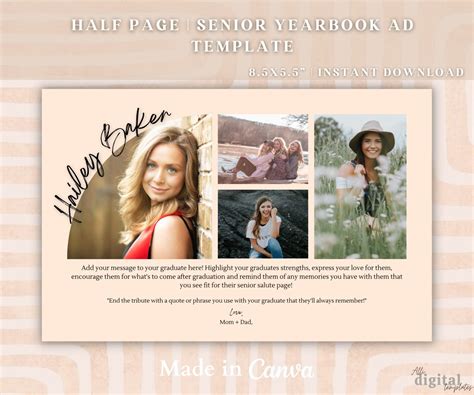 Senior Yearbook Ads from Parents: Creative Examples
