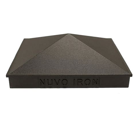 Nuvo Iron 5-1/2-in x 5-1/2-in Black Aluminum at Lowes.com