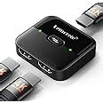 Lemorele HDMI Switch 2 in 1 Out 4K 60Hz Bi-Directional 2 Inputs 1 ...
