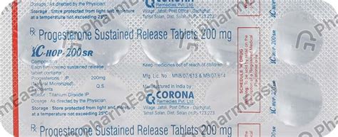 C Hop Sr 200 MG Tablet (10): Uses, Side Effects, Price & Dosage | PharmEasy