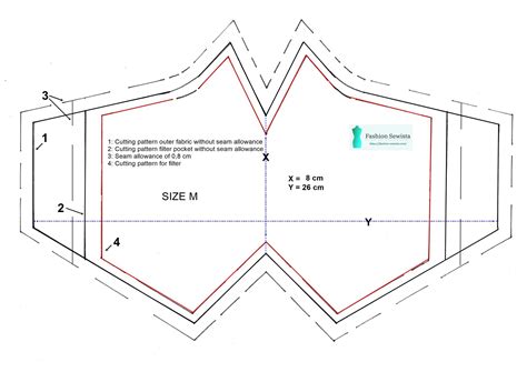 Image result for How to Make Face Mask Pattern