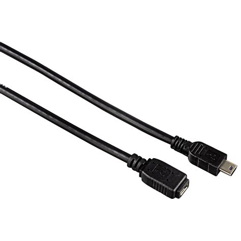 Buy Hama 1.80m Mini USB 2.0 Extension Cable (mini B-Plug/mini B-Socket ...