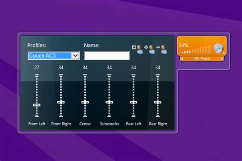 Volume-Control Widget 的图像结果