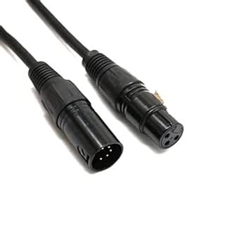 Shivam Trade 5-Pin Male to 3-Pin Female XLR Turnaround DMX Adapter ...