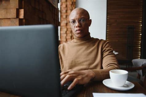 Image result for Black Man Using Computer