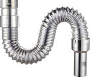 Viking SS304 Flexible Connection Pipe Braided pack of 2 200 mm Plumbing ...