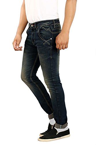 flycraft Men's Dark Grey Cross Pocket Jeans (30) : Amazon.in: Clothing ...
