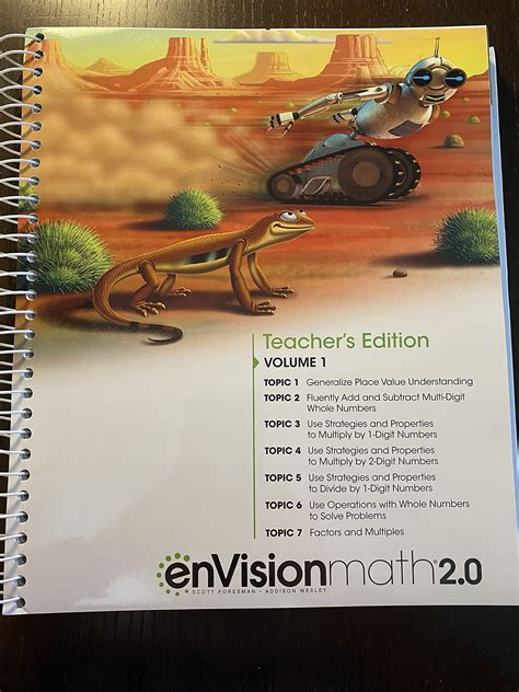enVision Math 2.0 Teacher's Edition, Grade 4 Volume 1, Topics 1-7 ...