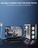 Buy FEDUS Desktop cable 3 pin computer power cord