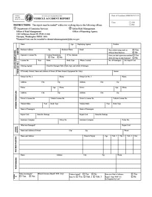 17+ Free Editable Accident Report Templates in MS Word [DOC] | pdfFiller