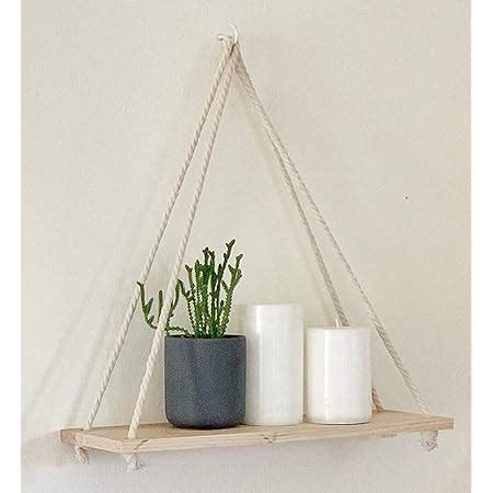 VAH Wall Hanging Shelf, Set of 1 Wood Floating Shelves for Wall Rustic ...