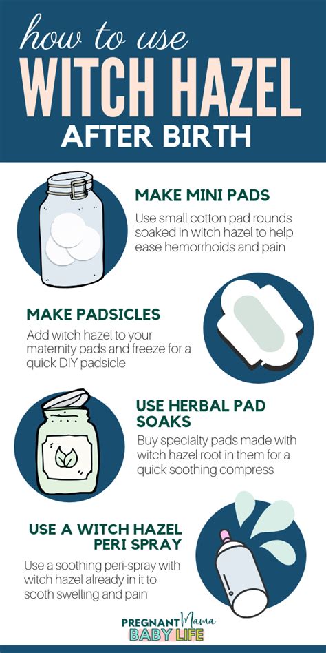 How to use witch hazel pads postpartum! Perfect for postpartum recovery ...