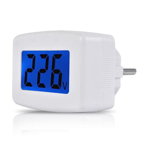 Blackt Electrotech (BT71PLB) 230V Voltage Meter, Digital LCD Voltmeter ...