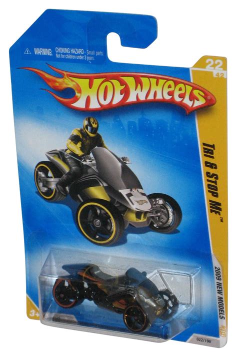 Hot Wheels 2009 New Models Yellow Tri & Stop Me Toy Bike 22/190 ...
