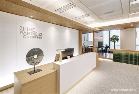 办公空间645平米装修案例_效果图 - 多棵设计 | 上海至合律师事务所办公室 - 设计本