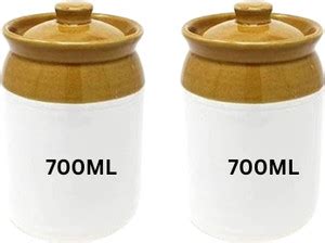 GREATZON ENTERPRISE Ceramic Pickle Jar - 700 ml Price in India - Buy ...
