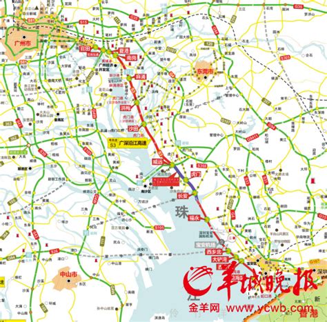 广深沿江高速全线通车 18公里所有车辆免费通行41天_新浪新闻