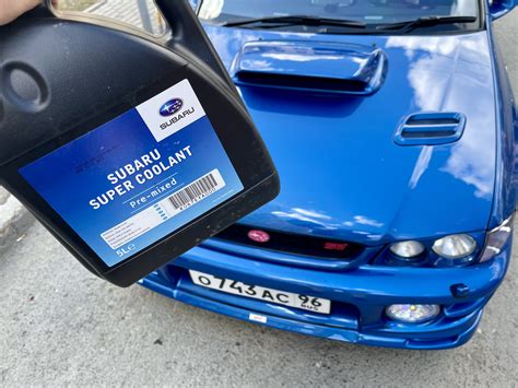 SUBARU SUPER COOLANT Антифриз 5L — Subaru Impreza (GC/GF), 2 л, 1999 ...