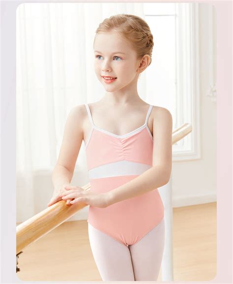Girls Sleeveless Contrast Colour Ballet Leotard – Taglioni Atelier