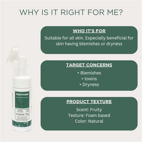 GREEN TEA FOAMING FACE WASH WITH ALOE VERA & POMEGRANATE FOR HYDRATION ...