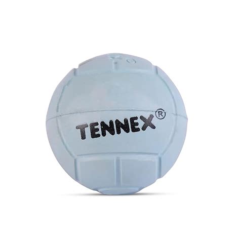 TENNEX Cricket Rubber Ball White Colour | for Tournament, Gully and ...