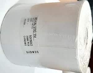Royal Stick Thermal Transfer Barcode Labels Stickers - 2" X 2" (50x50 ...