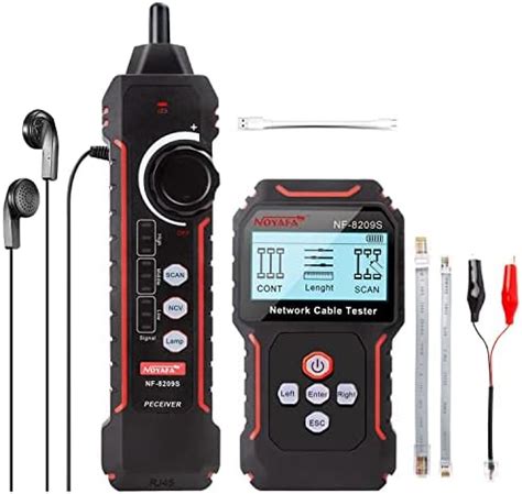 NOYAFA NF-8209S Upgrade Advanced Network Cable Tester with PoE& NCV ...