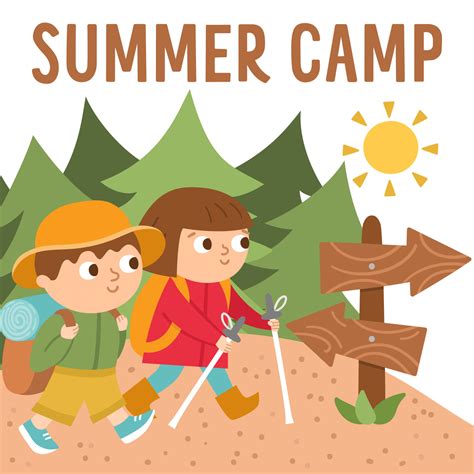 Kids Summer Camp Clipart