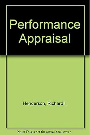 Buy Performance Appraisal Book Online at Low Prices in India ...
