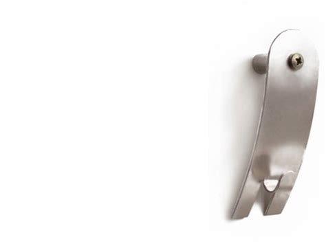 wandhaken garderobe chromstahl aufnameflächen halsrücken produktdesign ...