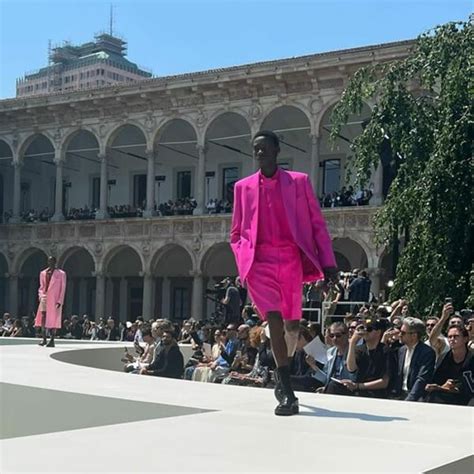 Valentino opens Milan menswear season in University cloisters ...