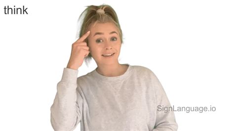 Image result for Think Sign Language
