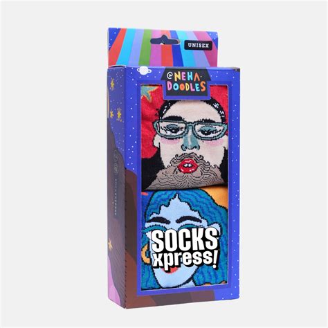 The Canvas! ft. Neha Doodles Unisex Crew Socks – SocksXpress!