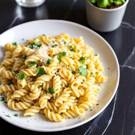 Lemon Garlic Fusilli Pasta Recipe | VugVugi Style